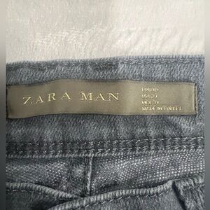 ZARA MAN JEANS GUARANTEED Original Denim Gray Skinny Jeans Size 31W 29L